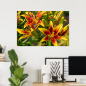 Oranje dagkunst, Canadese fotografie Poster (Thuiskantoor)