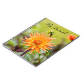 Oranje Dahlia Journal Notitieboek (Linkerzijde)