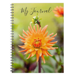 Oranje Dahlia Journal Notitieboek