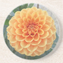 Oranje Dahlia Sandstone Onderzetter