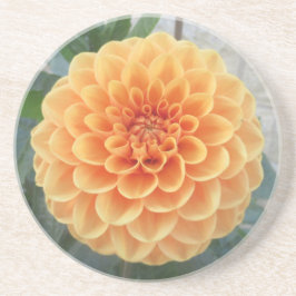 Oranje Dahlia Sandstone Onderzetter