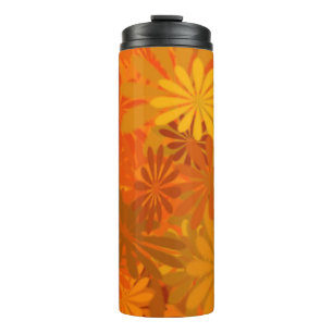 Oranje Daisies Thermosbeker