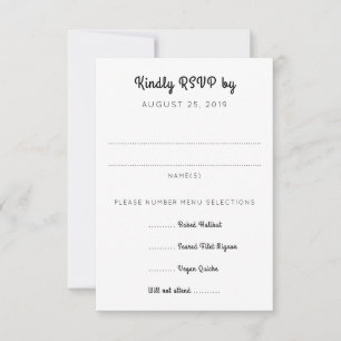 Oranje Daisy Art RSVP met Entrées Enclosure