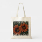 Oranje Daisy Balls Budget Canvas tas (Achterkant)