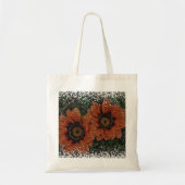 Oranje Daisy Balls Budget Canvas tas (Voorkant)