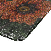 Oranje Daisy Balls Chopping Board Snijplank (Hoek)