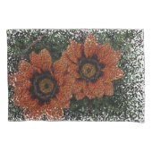 Oranje Daisy Balls Kussensloop (Voorkant)