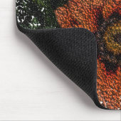 Oranje Daisy Balls Muismat (Hoek)