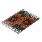 Oranje Daisy Balls Spiral Notitieboek (Linkerzijde)
