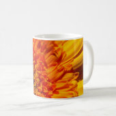 Oranje Daisy Coffee Cup Koffiemok (Voorkant rechts)