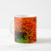 Oranje Daisy Coffee Cup Koffiemok (Voorkant links)