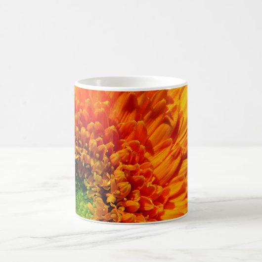 Oranje Daisy Coffee Cup Koffiemok (Center)