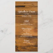 Oranje Daisy en het Menu van de Landelijke Weddens (Achterkant)