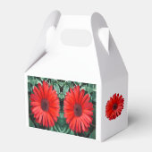 Oranje Daisy Favor Box Bedankdoosjes (Achterkant)