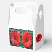 Oranje Daisy Favor Box Bedankdoosjes (Geopend)