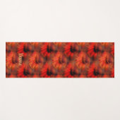 Oranje Daisy Flower Natuur Speciaal gepersonalisee Yogamat (Voorkant (horizontaal))