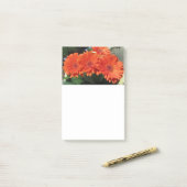 Oranje Daisy Flower Photo Post-it Notes (Op bureau)