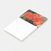 Oranje Daisy Flower Photo Post-it Notes (Schuin)