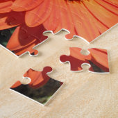 Oranje Daisy Flower Photo Puzzle Legpuzzel (Zijkant)