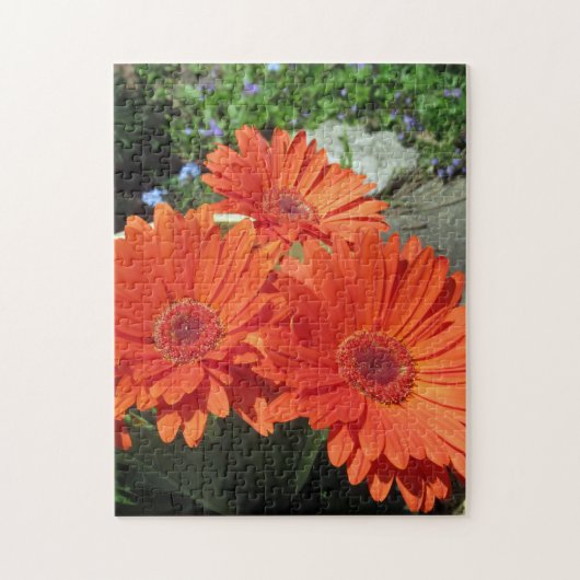 Oranje Daisy Flower Photo Puzzle Legpuzzel (Verticaal)