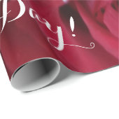 Oranje Daisy Flower Red Roses Floral Bouquet Cadeaupapier (Rol Hoek)