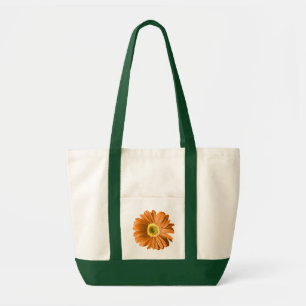 Oranje Daisy Flower Tote Bag