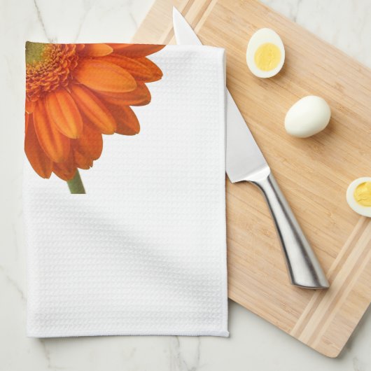 Oranje Daisy Kitchen Towel Theedoek (Quarter Fold)