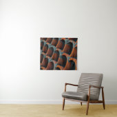 Oranje dak wandkleed (In Situ (horizontaal))