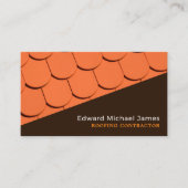 Oranje dakbedekking, Tegels voor dakbedekking, dak Visitekaartje (Voorkant)