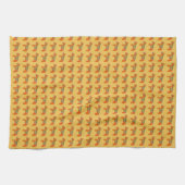 Oranje Dala Horses Dishtowel Theedoek (Horizontaal)