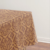 Oranje Damask Cat Tafelkleed (Voorbeeld)