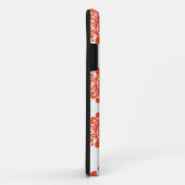 Oranje Damask iPhone Case (Achterkant/rechts)