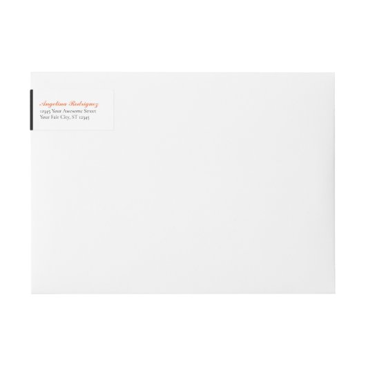 Oranje Damask Pattern Afstuderen (Voorkant)