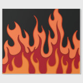 Oranje damppakpapier cadeaupapier (Vlak)