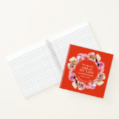 Oranje Dank Je Predikant Eerste Dame Notitieboek (Binnen)