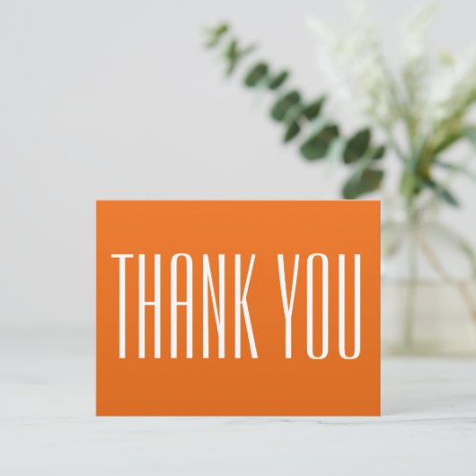 Oranje Dank u Briefkaart (Staand voorkant)