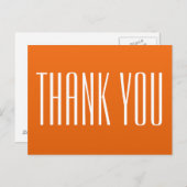 Oranje Dank u Briefkaart (Voorkant / Achterkant)