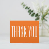 Oranje Dankjewelansichtkaart Briefkaart (Staand voorkant)