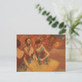 Oranje dansers Edgar Degas Briefkaart (Staand voorkant)