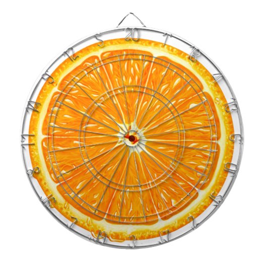 oranje Dartboard met aangepaste Dartbord (Voorkant)