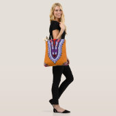 Oranje Dashiki Tote Bag (Op model)