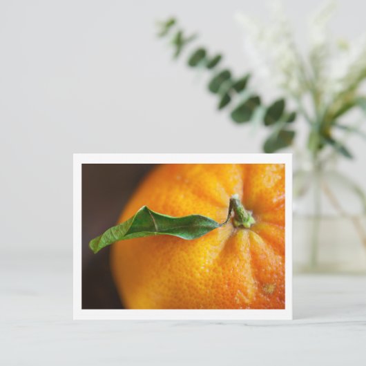 Oranje dat je blij bent? briefkaart (Staand voorkant)