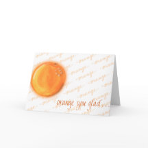 Oranje dat je blij bent?