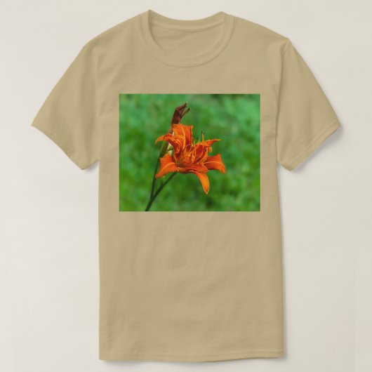 Oranje Daylily T-shirt (Design voorkant)