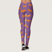 Oranje de Leggings van de Confettien van de (Achterkant)