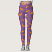 Oranje de Leggings van de Confettien van de (Voorkant)