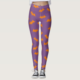 Oranje de Leggings van de Confettien van de