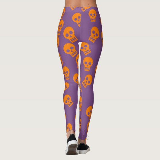Oranje de Leggings van de Confettien van de (Achterkant)