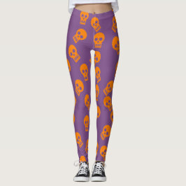 Oranje de Leggings van de Confettien van de
