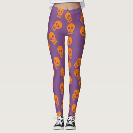 Oranje de Leggings van de Confettien van de (Voorkant)
